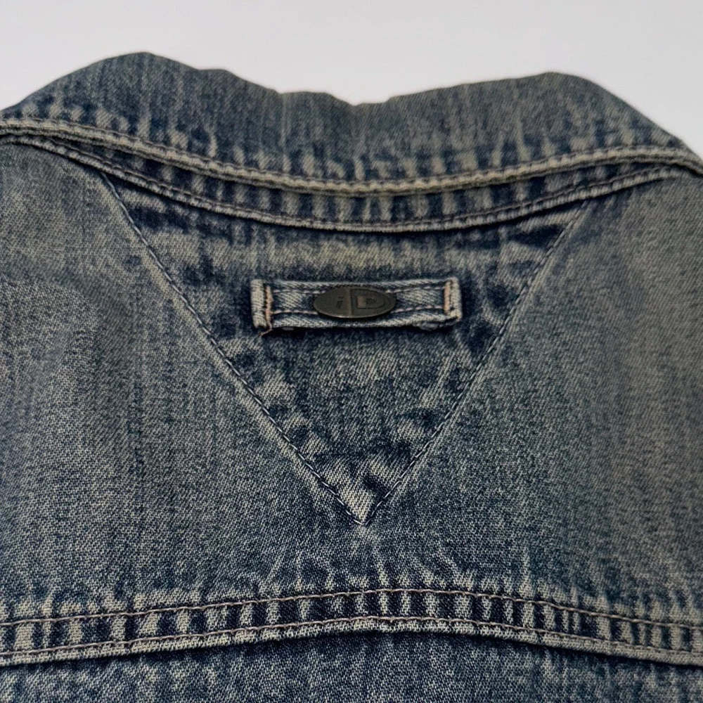 Vintage trucker denim jacket ID wear size medium